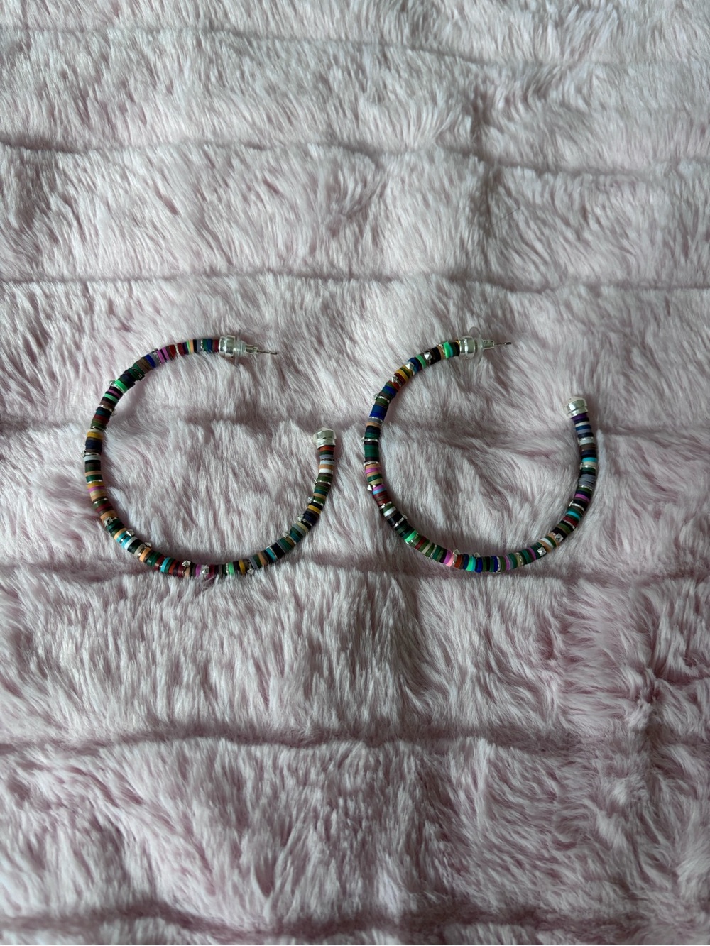 Kendra Scott Multicolor Beaded Hoop Earrings